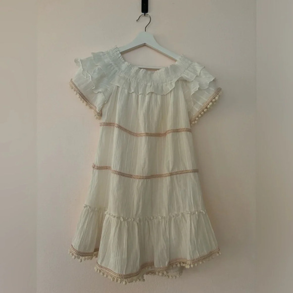 Misa‎ white off the shoulder mini dress Size XS - Picture 7 of 8